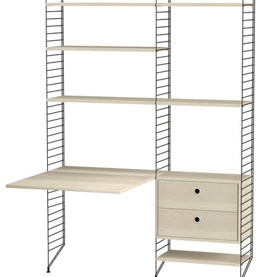עמדת עבודה וספרייה - Idana Furniture