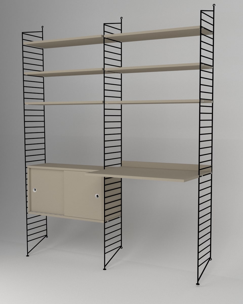 עמדת עבודה ומדפים - Idana Furniture
