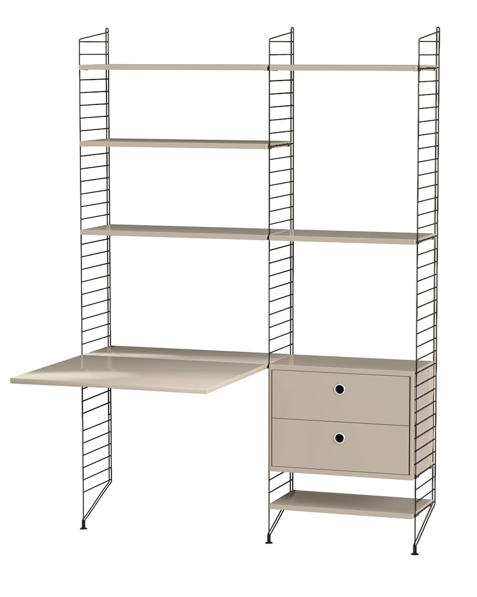 עמדת עבודה וספרייה - Idana Furniture