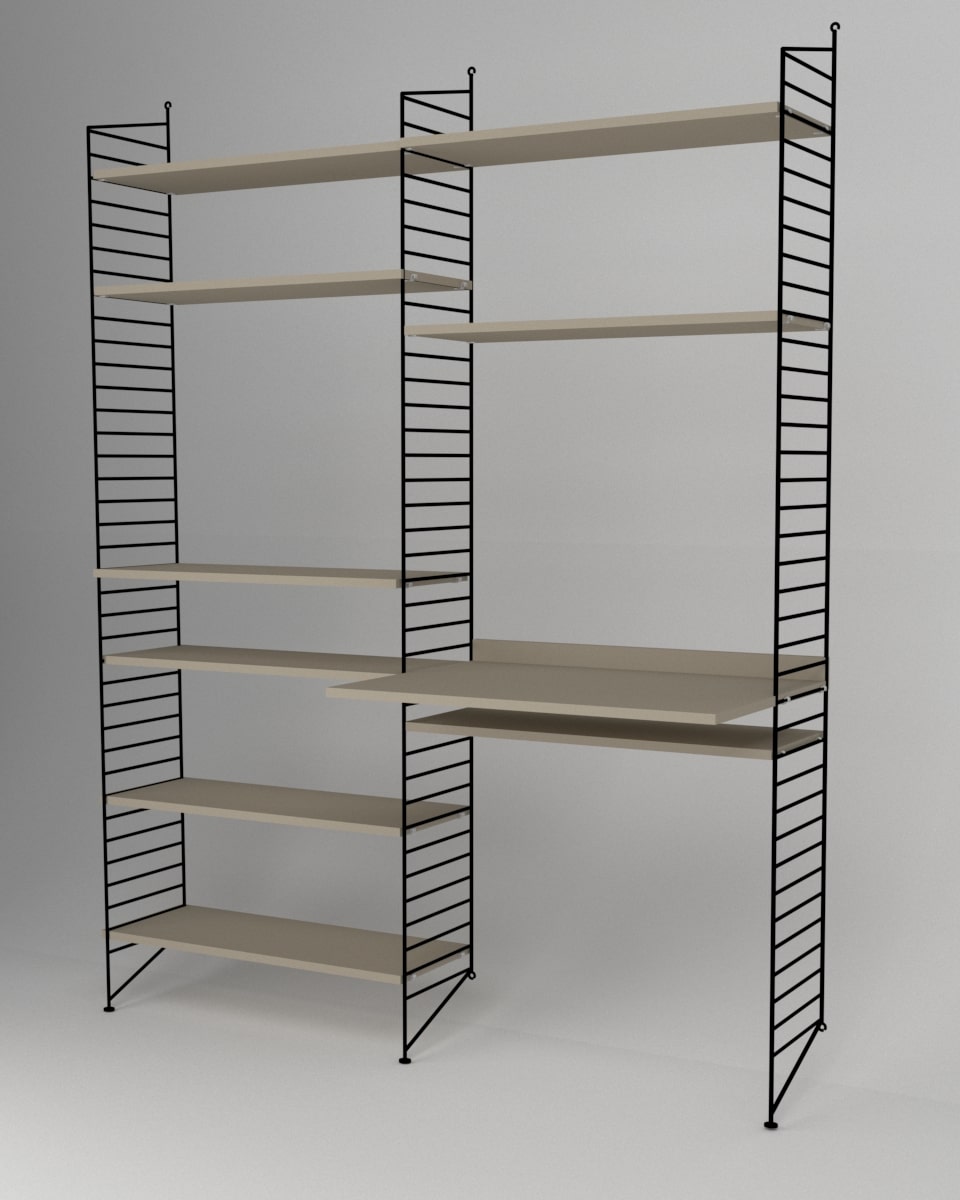 עמדת עבודה ומדפים - Idana Furniture