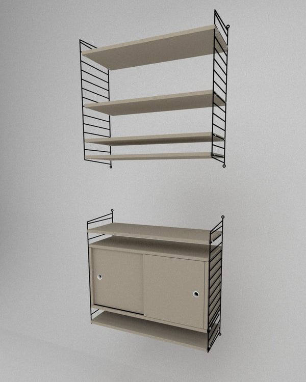 שידת אחסון תלויה ומדפים - Idana Furniture