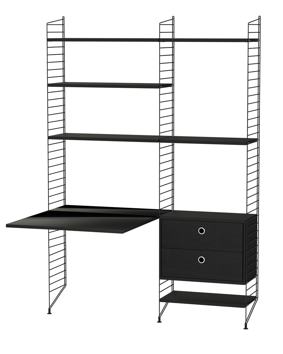 עמדת עבודה וספרייה - Idana Furniture