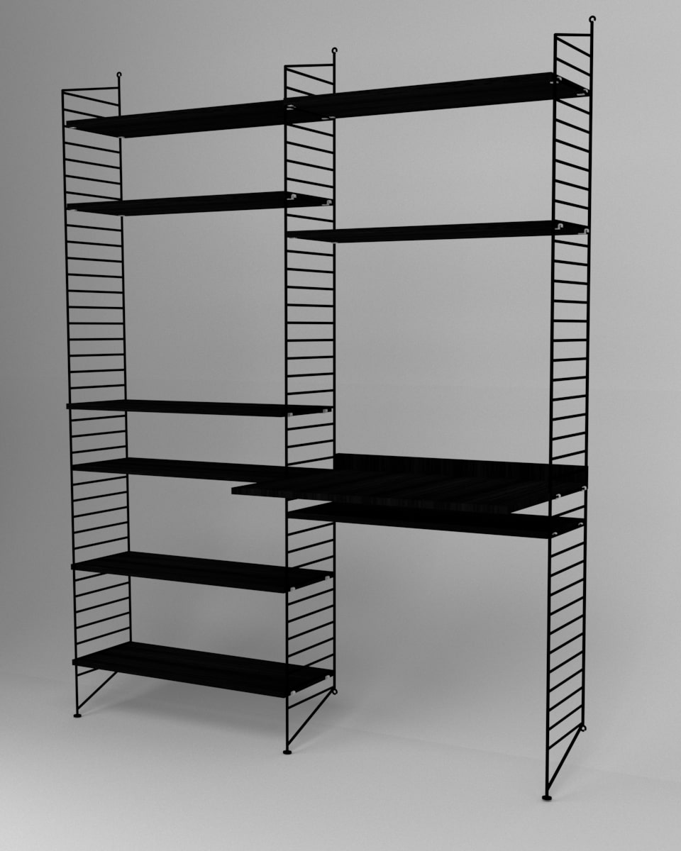עמדת עבודה ומדפים - Idana Furniture