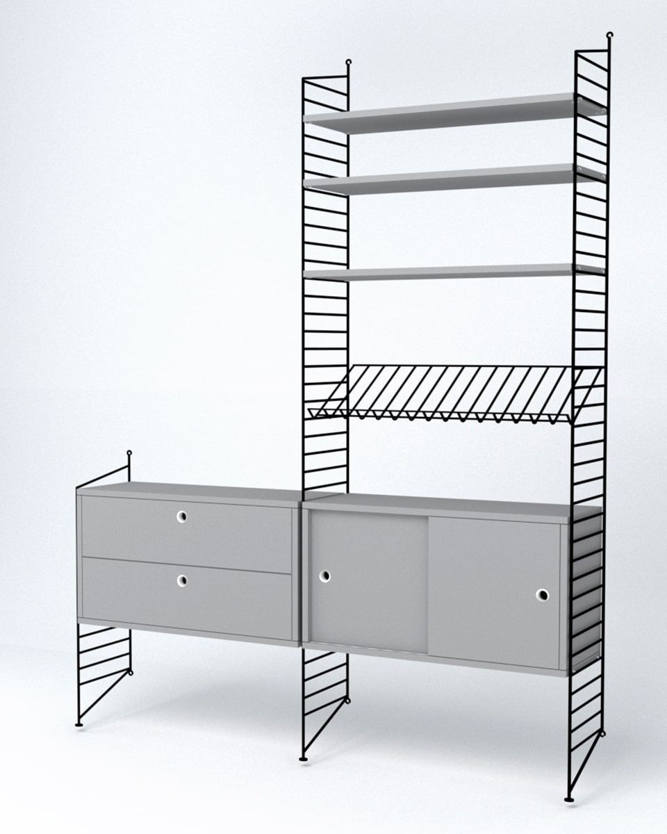 ספרייה מודולרית - Idana Furniture