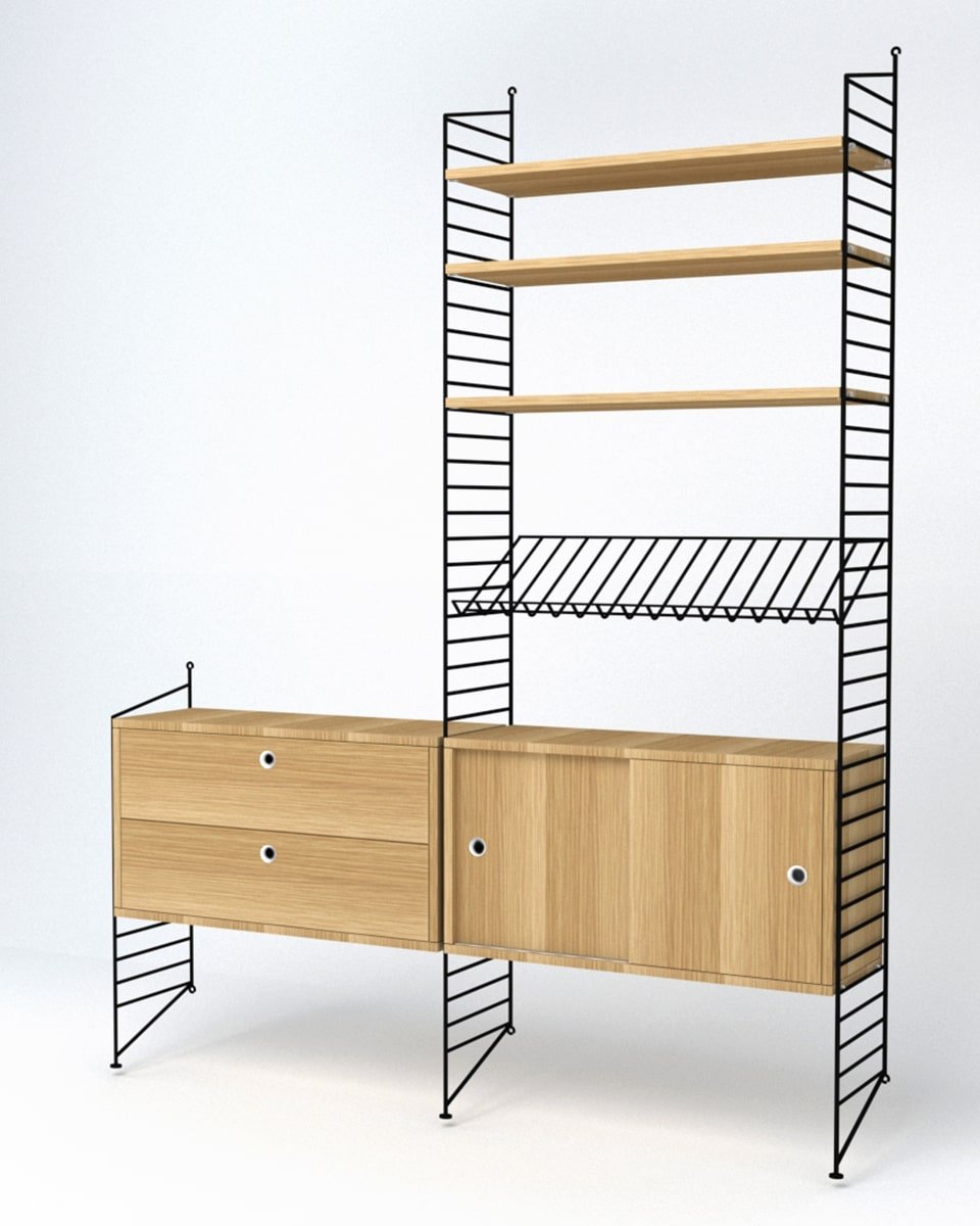 ספרייה מודולרית - Idana Furniture