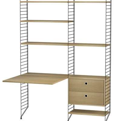 עמדת עבודה וספרייה - Idana Furniture
