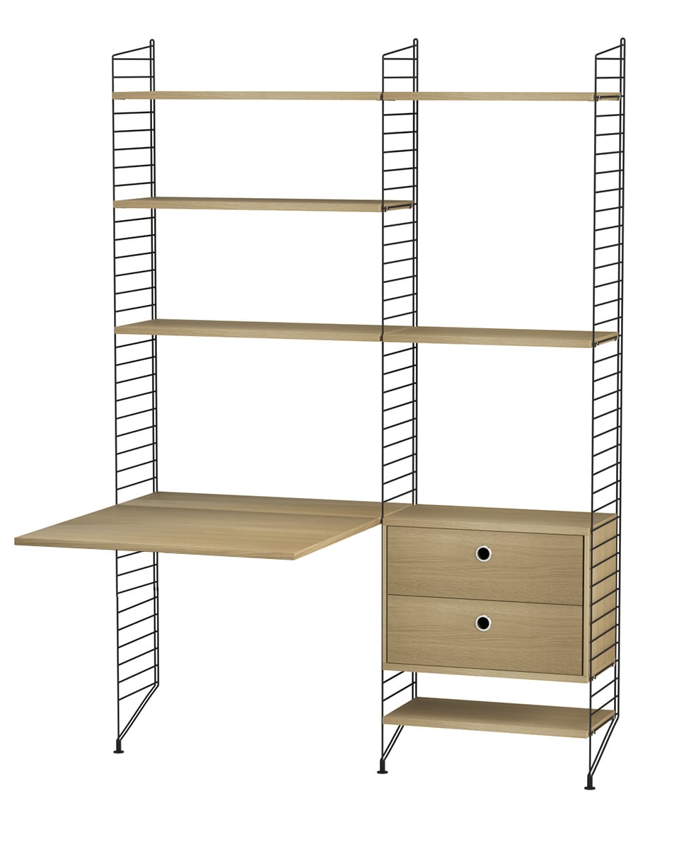עמדת עבודה וספרייה - Idana Furniture