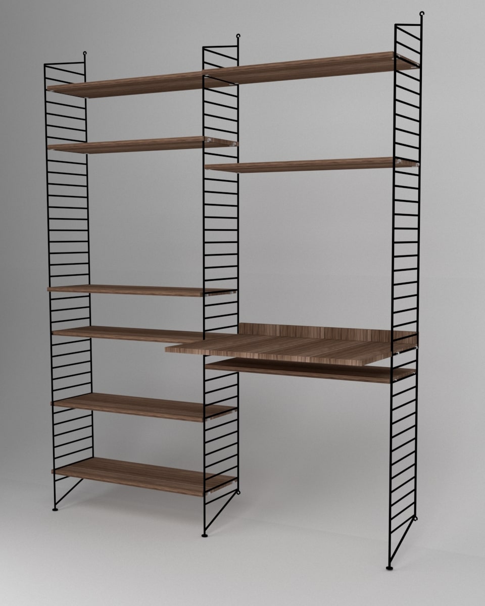 עמדת עבודה ומדפים - Idana Furniture