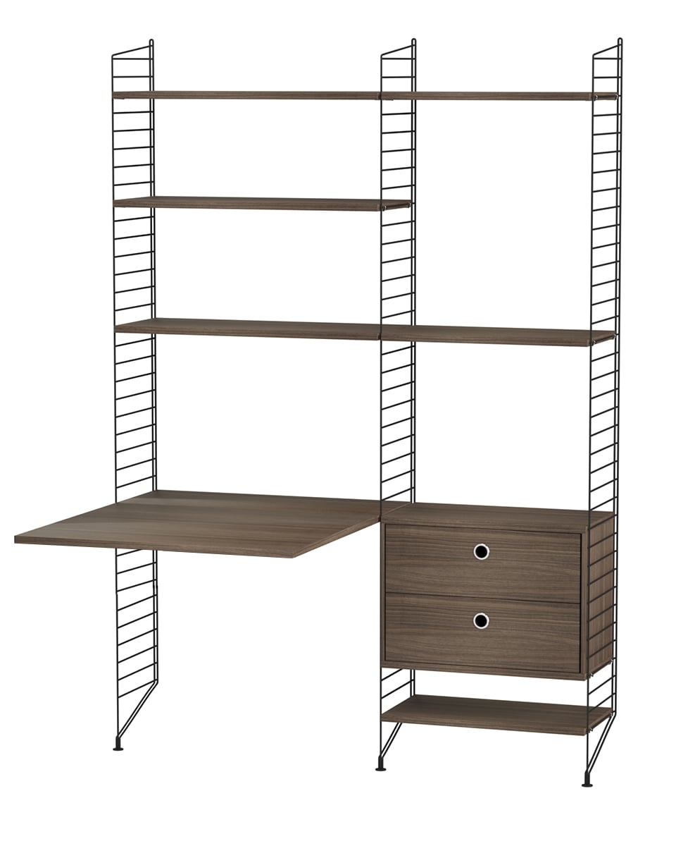 עמדת עבודה וספרייה - Idana Furniture