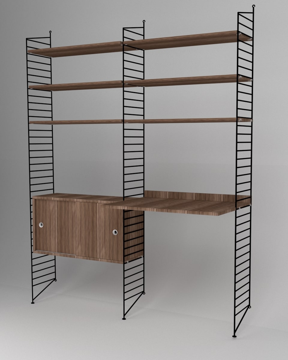 עמדת עבודה ומדפים - Idana Furniture