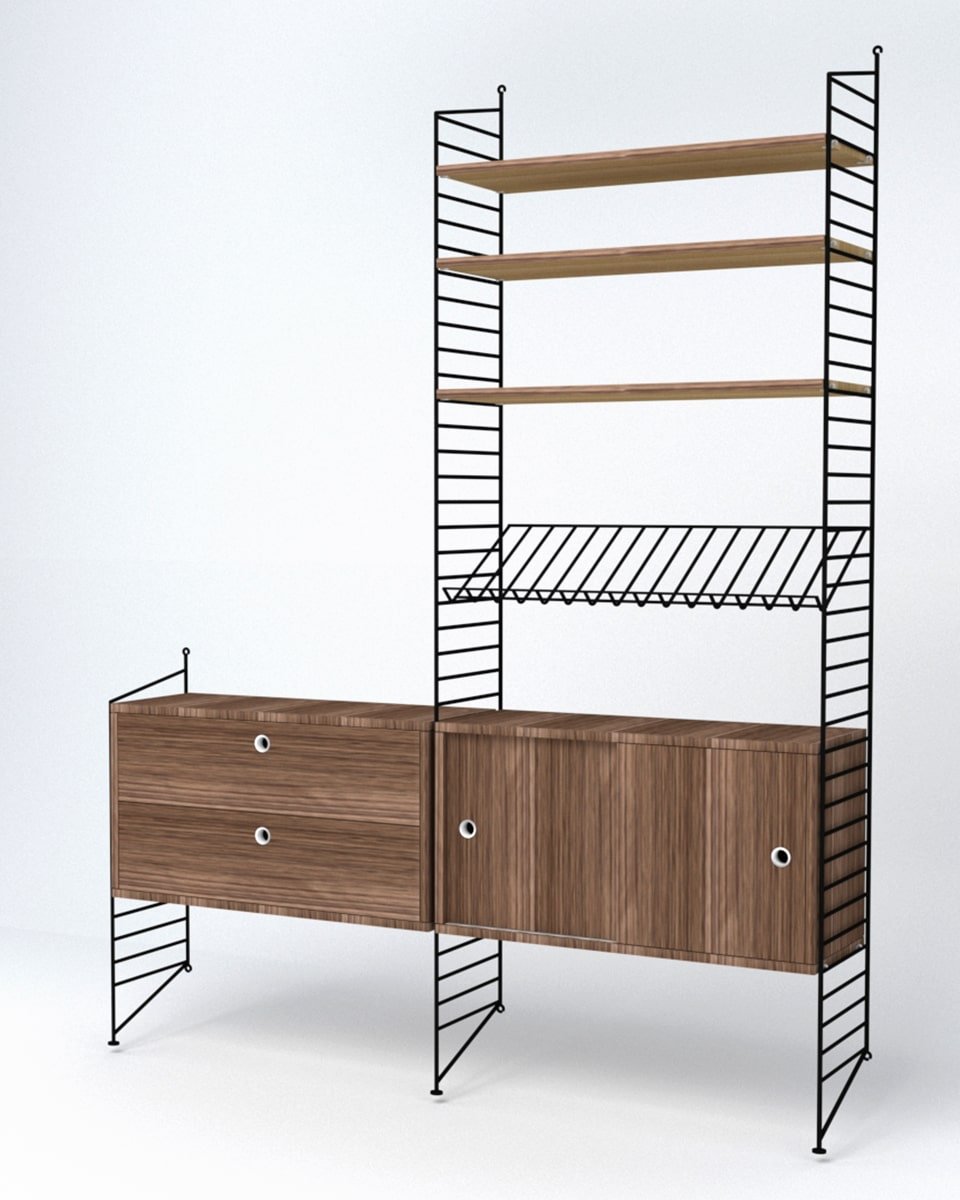 ספרייה מודולרית - Idana Furniture
