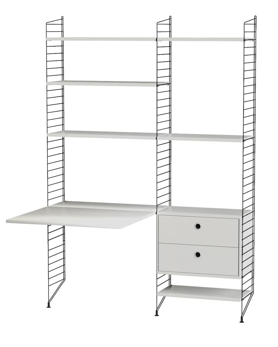 עמדת עבודה וספרייה - Idana Furniture