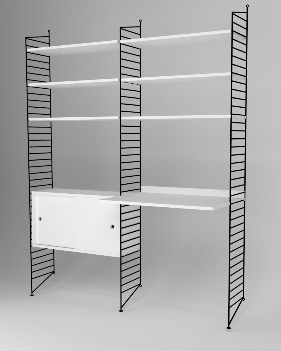 עמדת עבודה ומדפים - Idana Furniture