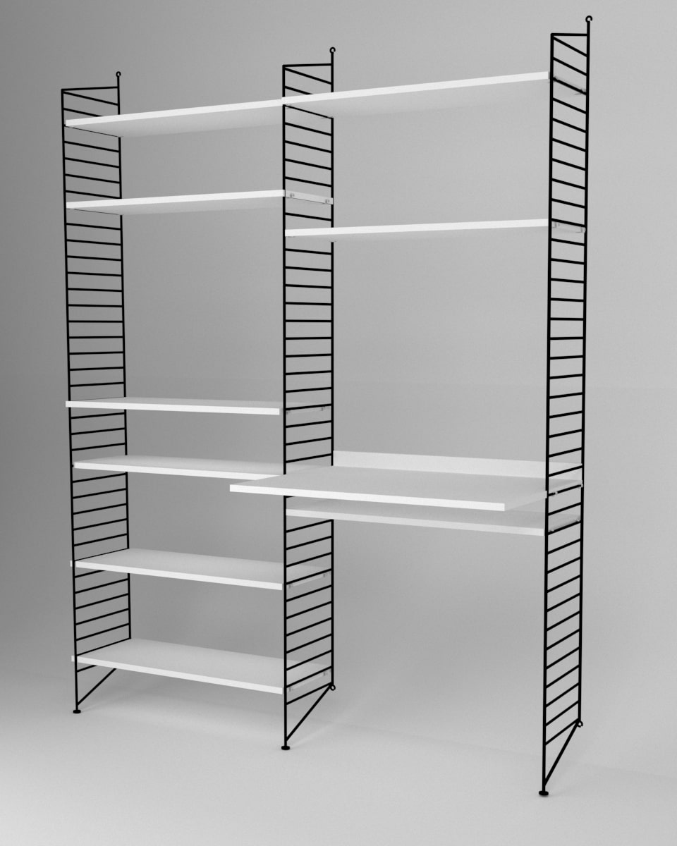 עמדת עבודה ומדפים - Idana Furniture