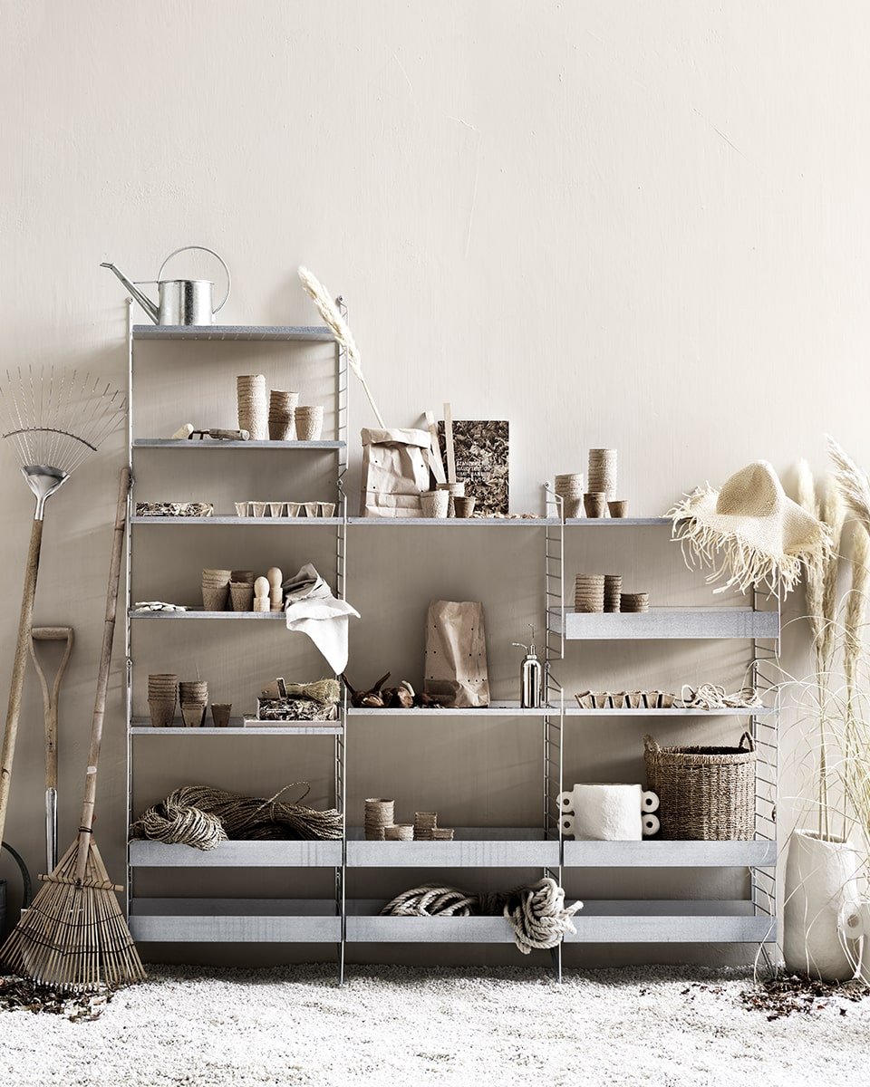 מדף מתכת קנט גבוה מגולוון - Idana Furniture