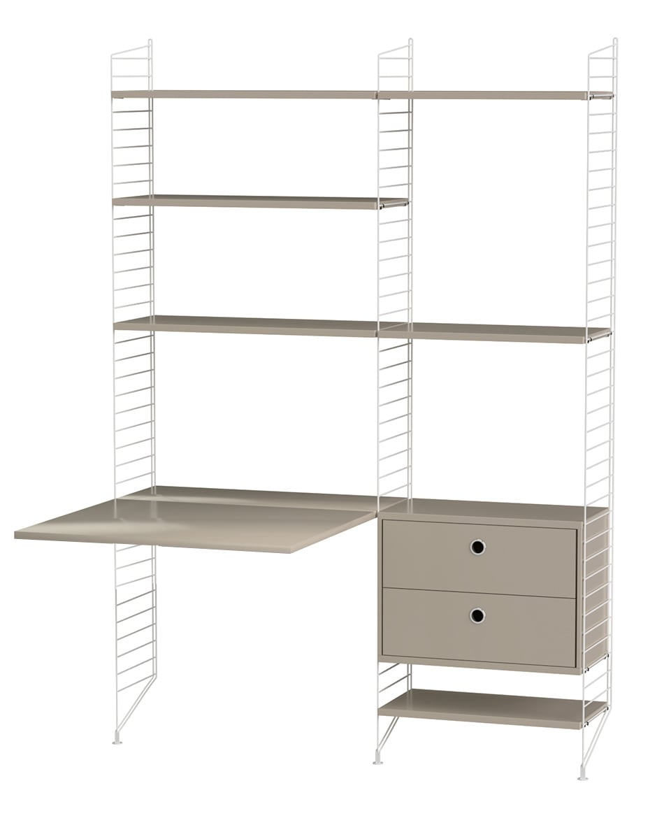 עמדת עבודה וספרייה - Idana Furniture