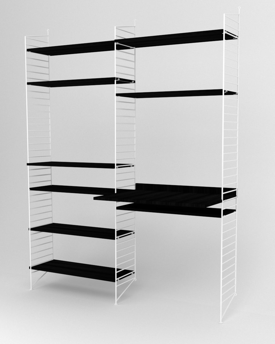 עמדת עבודה ומדפים - Idana Furniture