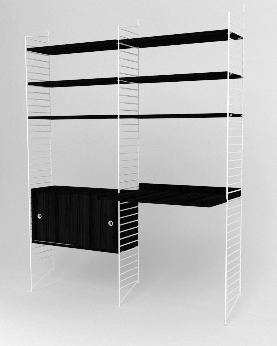 עמדת עבודה ומדפים - Idana Furniture