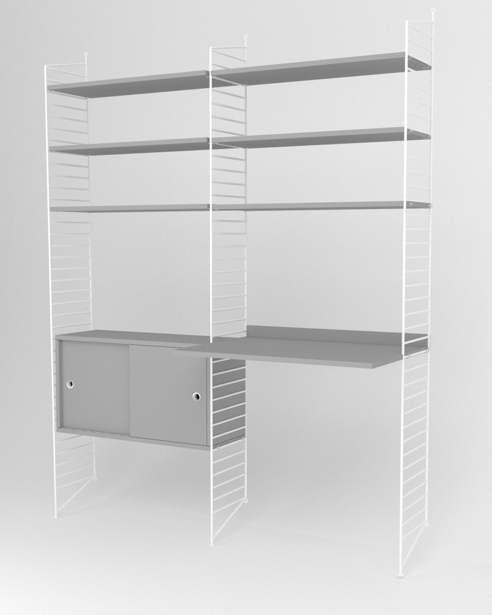 עמדת עבודה ומדפים - Idana Furniture