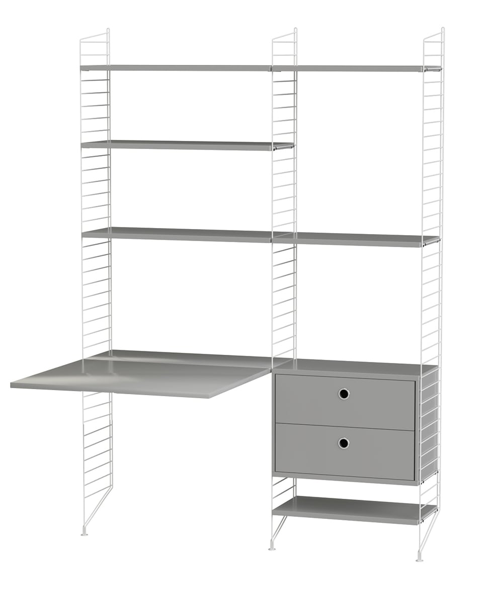 עמדת עבודה וספרייה - Idana Furniture