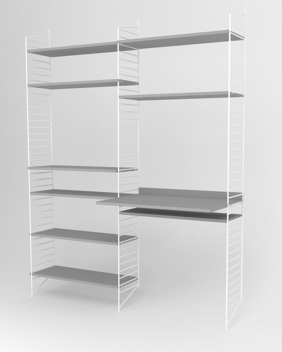 עמדת עבודה ומדפים - Idana Furniture