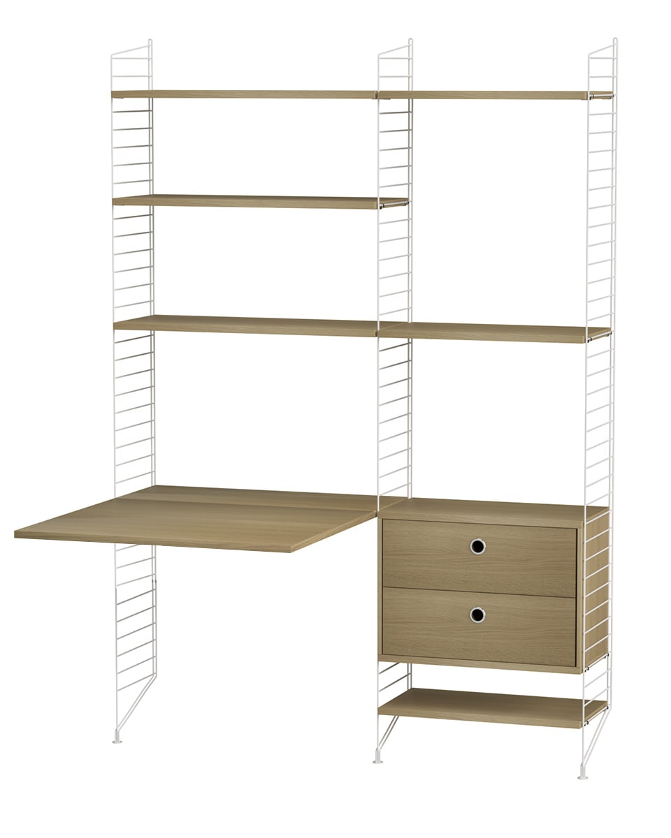 עמדת עבודה וספרייה - Idana Furniture