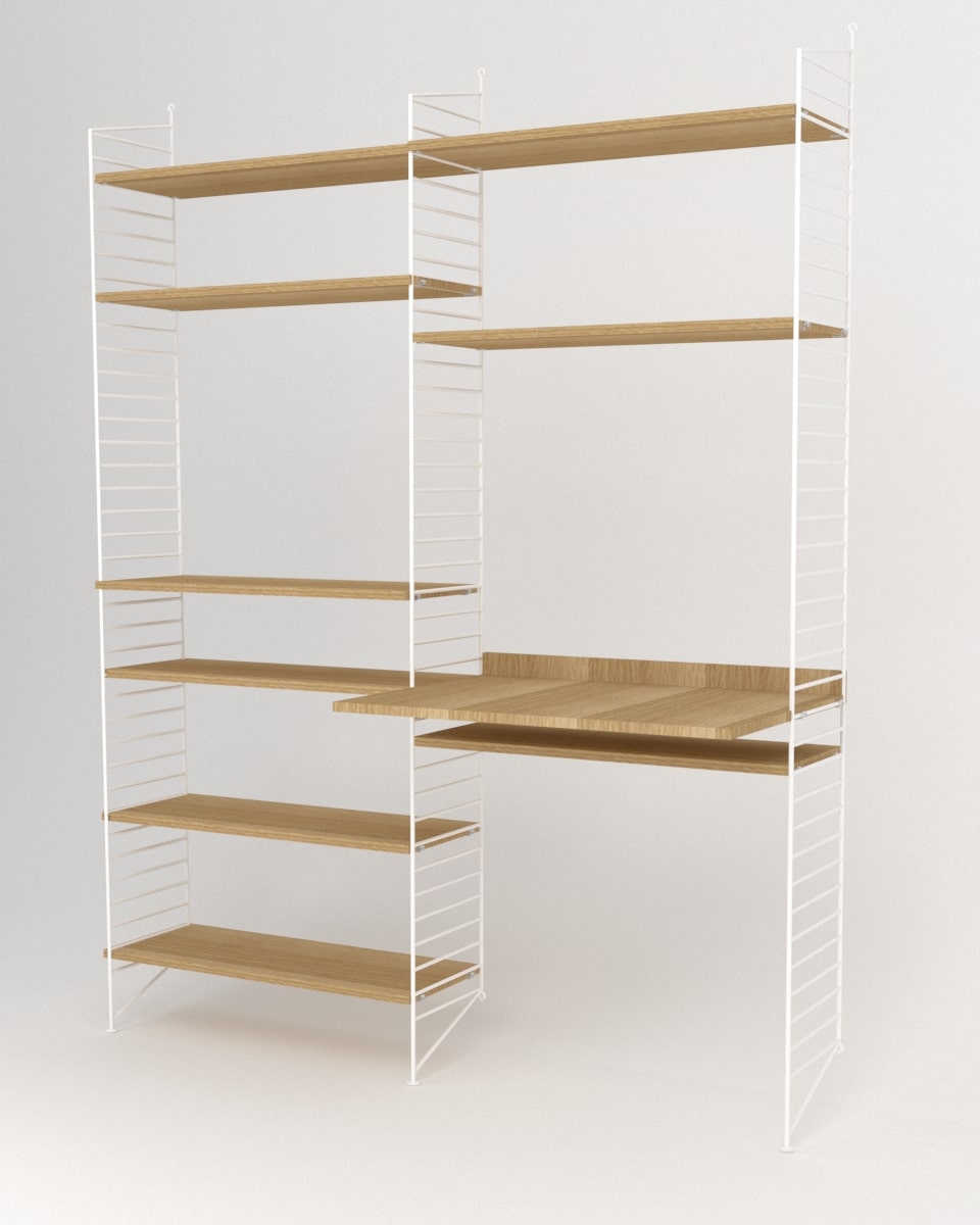 עמדת עבודה ומדפים - Idana Furniture