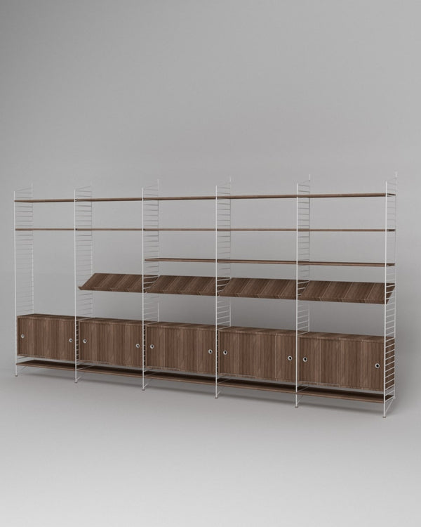 ספרייה מודולרית רחבה - Idana Furniture