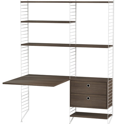 עמדת עבודה וספרייה - Idana Furniture