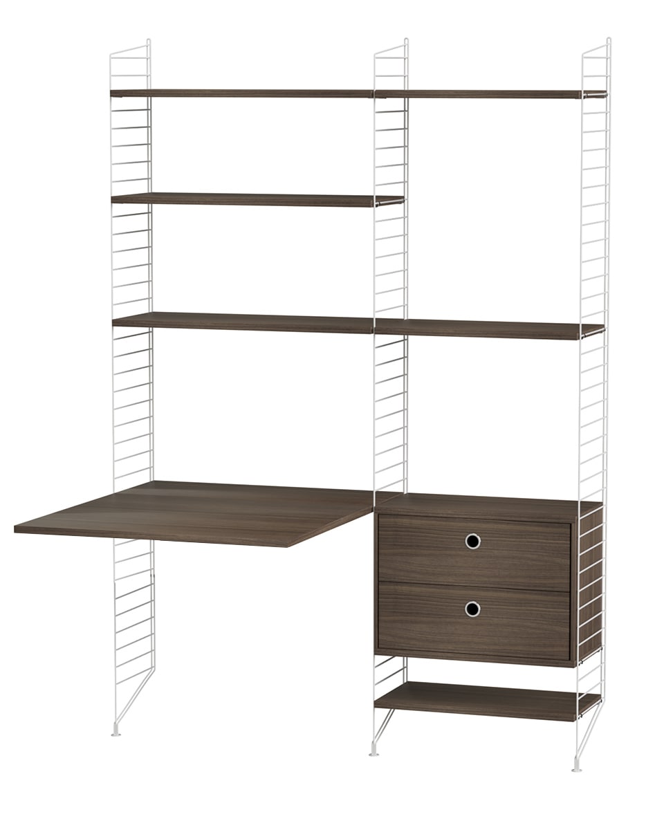 עמדת עבודה וספרייה - Idana Furniture