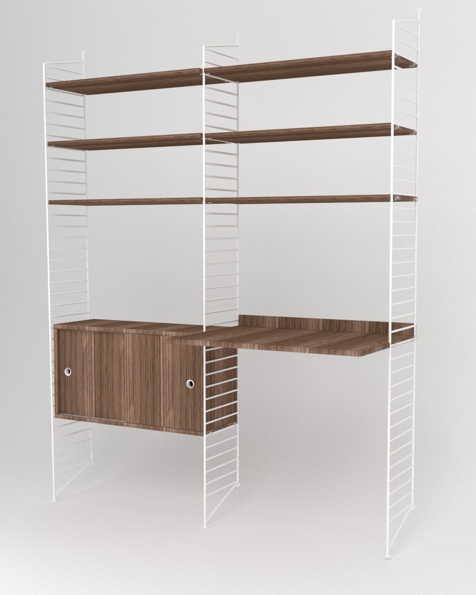 עמדת עבודה ומדפים - Idana Furniture