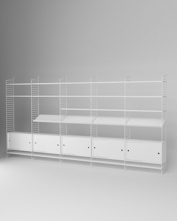 ספרייה מודולרית רחבה - Idana Furniture
