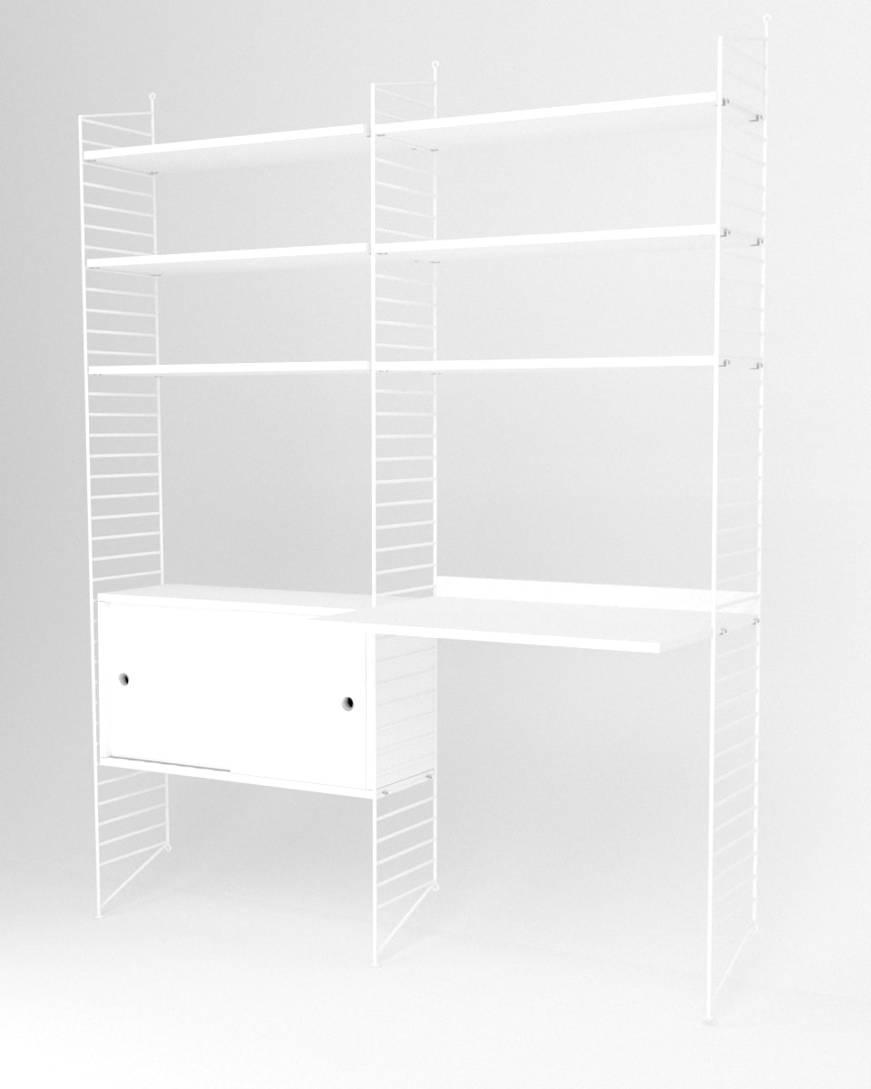 עמדת עבודה ומדפים - Idana Furniture