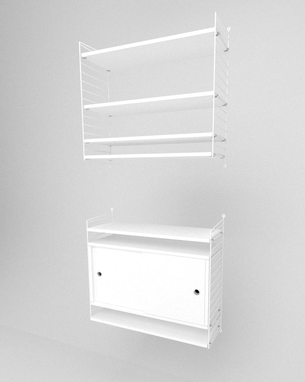 שידת אחסון תלויה ומדפים - Idana Furniture
